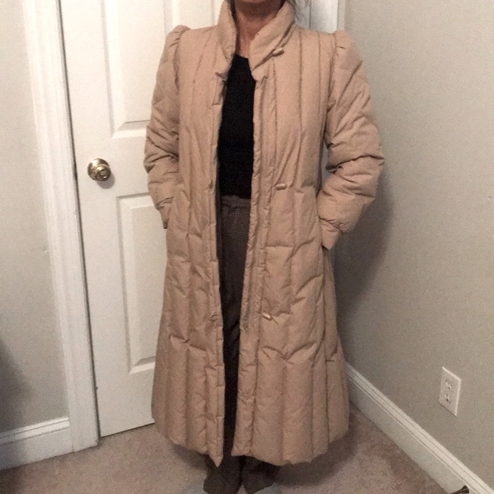Vintage Long Down Quilted Parka
